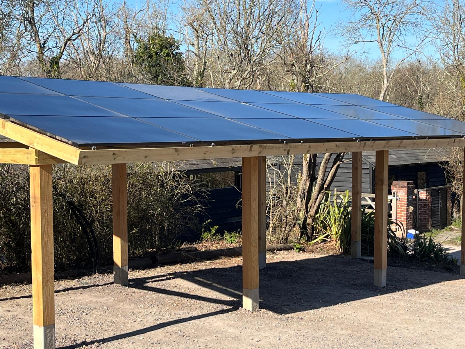 Verdant Future Car Port Solar Installation Verdant Future Car Port Solar Installation