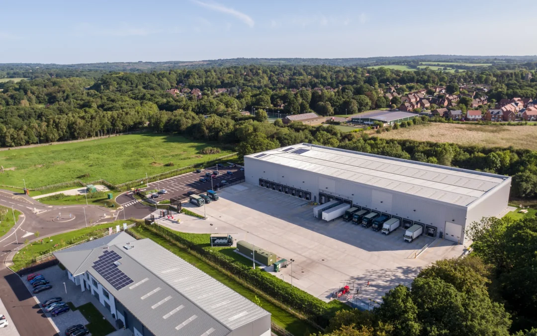 business park with commercial renewable energy solutions