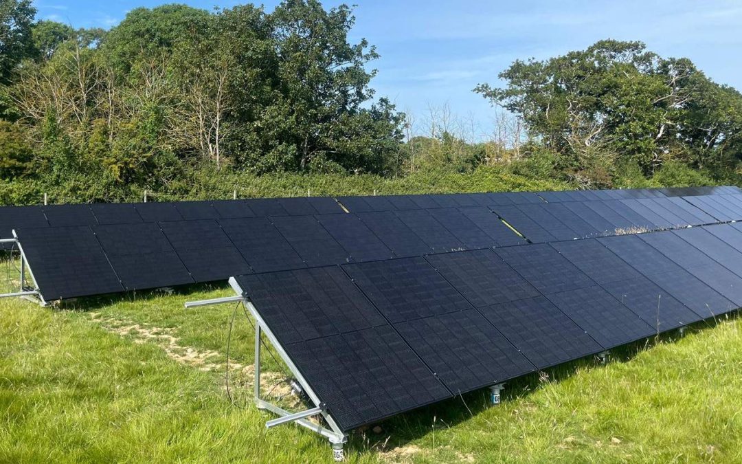 Groundmount solar installation