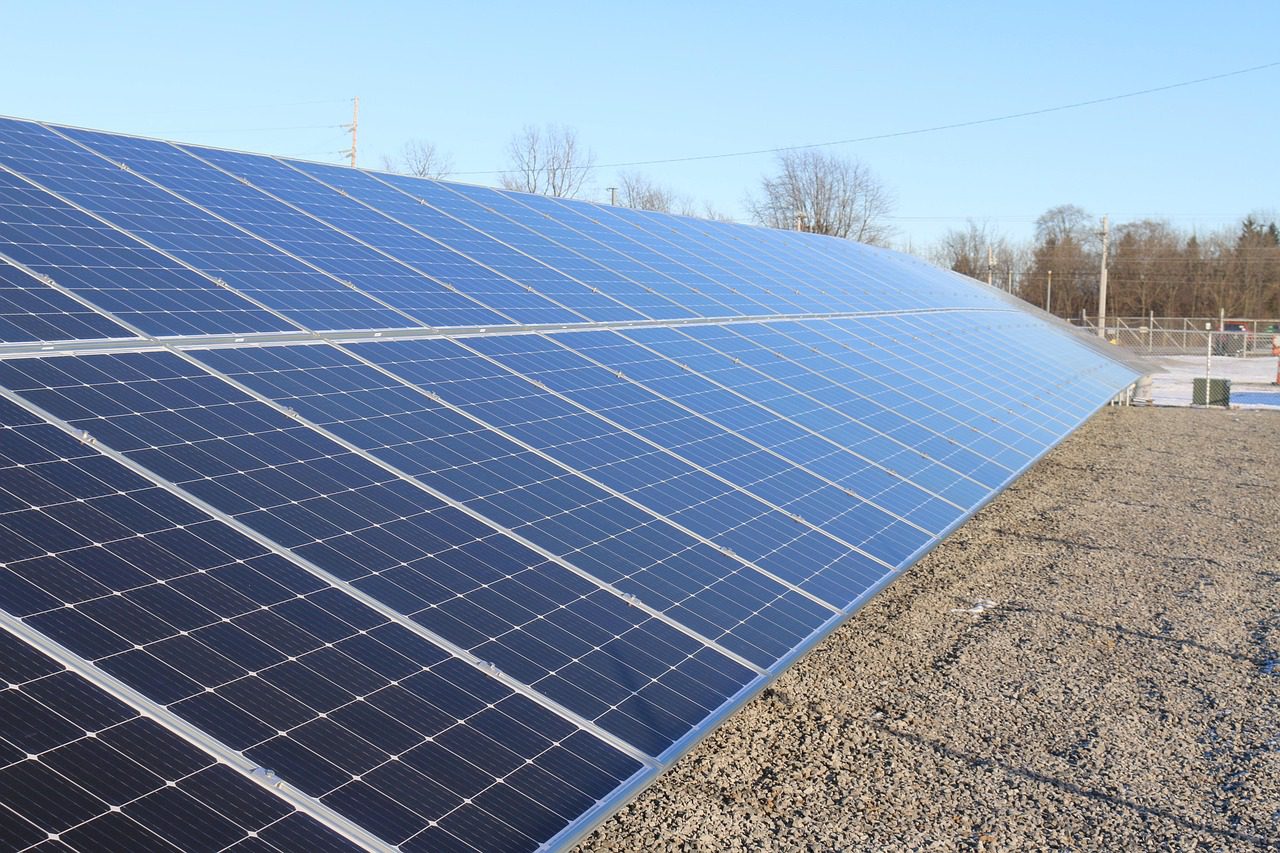 ground mounted solar installation